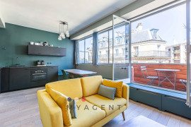 Passy – Studio d’exception rénové avec balcon Paris 16ème