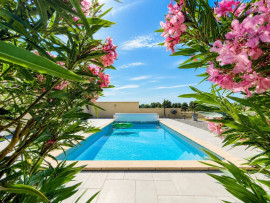 Plain-pied 130m2 - 4 chambres - Piscine chauffée - Terrain 1 687 m² La Force