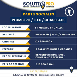 ENTREPRISE  ELECTRICITÉ , PLOMBERIE Saint-Médard-en-Jalles