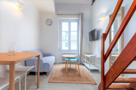 Studio 15,5m² + Chambre en mezzanine 19m - Meublé Levallois-Perret