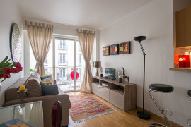 Studio meublé 22 m²  Balcon et Terrasse Paris 16ème