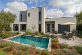 VILLA CONTEMPORAINE 200M2 + TERRAIN 1029M2 Toulouges