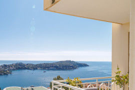 Villefranche-sur-Mer – Superbe 2/3 pièces en étage élevé, avec vue mer panoramique et au calme absolu Villefranche Sur Mer
