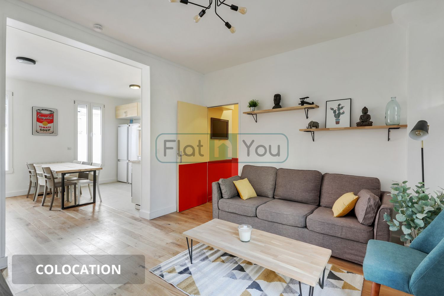 
                                                Colocation
                                                 1 chambre disponible en colocation