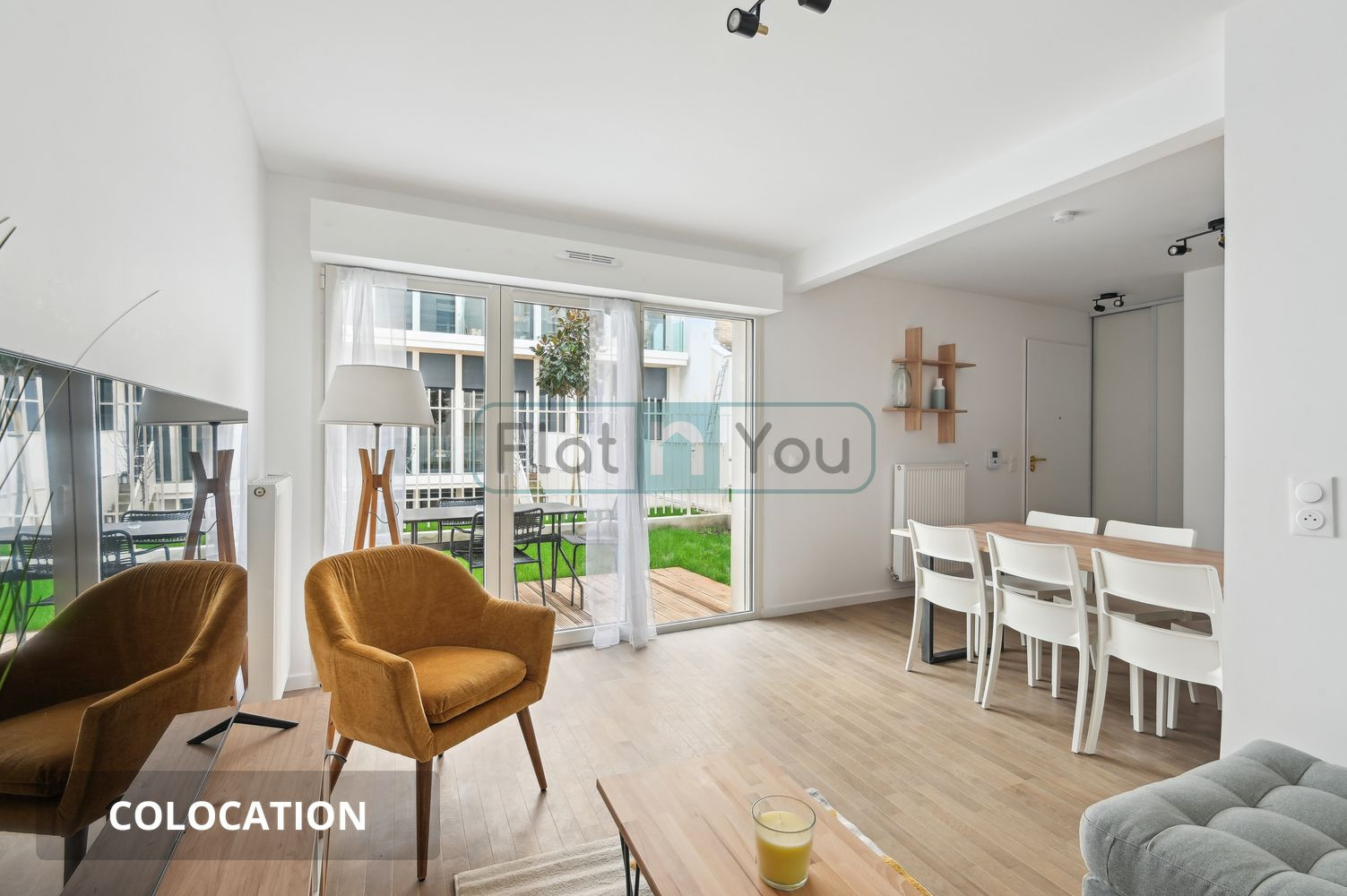 
                                                Colocation
                                                 1 chambre disponible en colocation