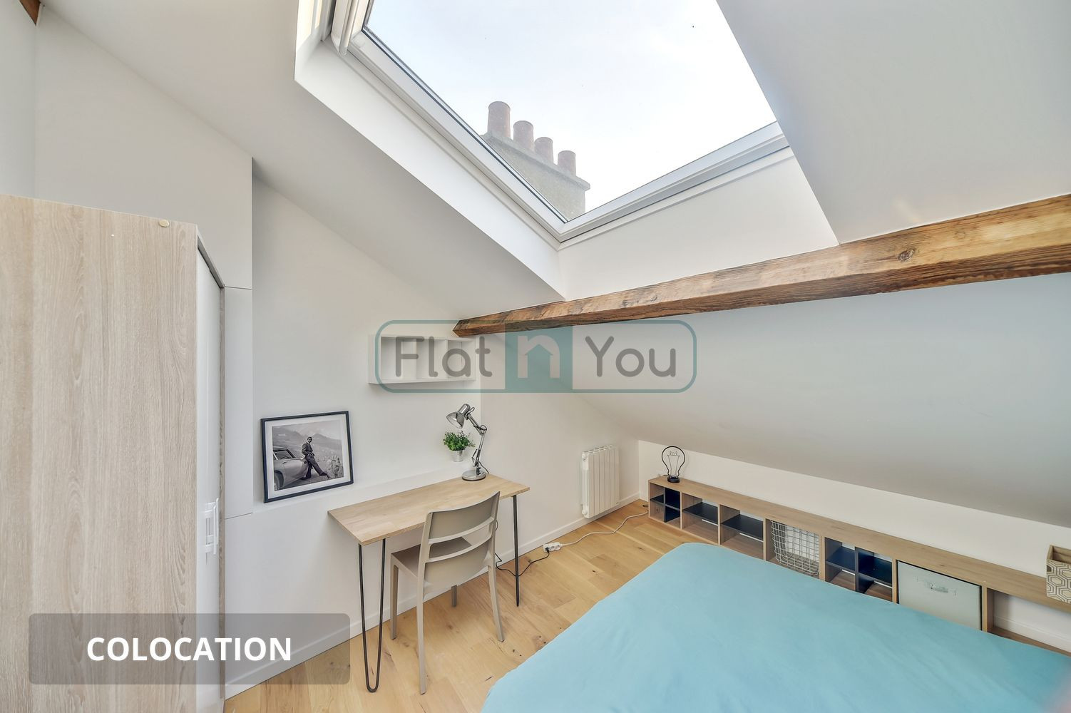 
                                                Colocation
                                                 1 chambre disponible en colocation