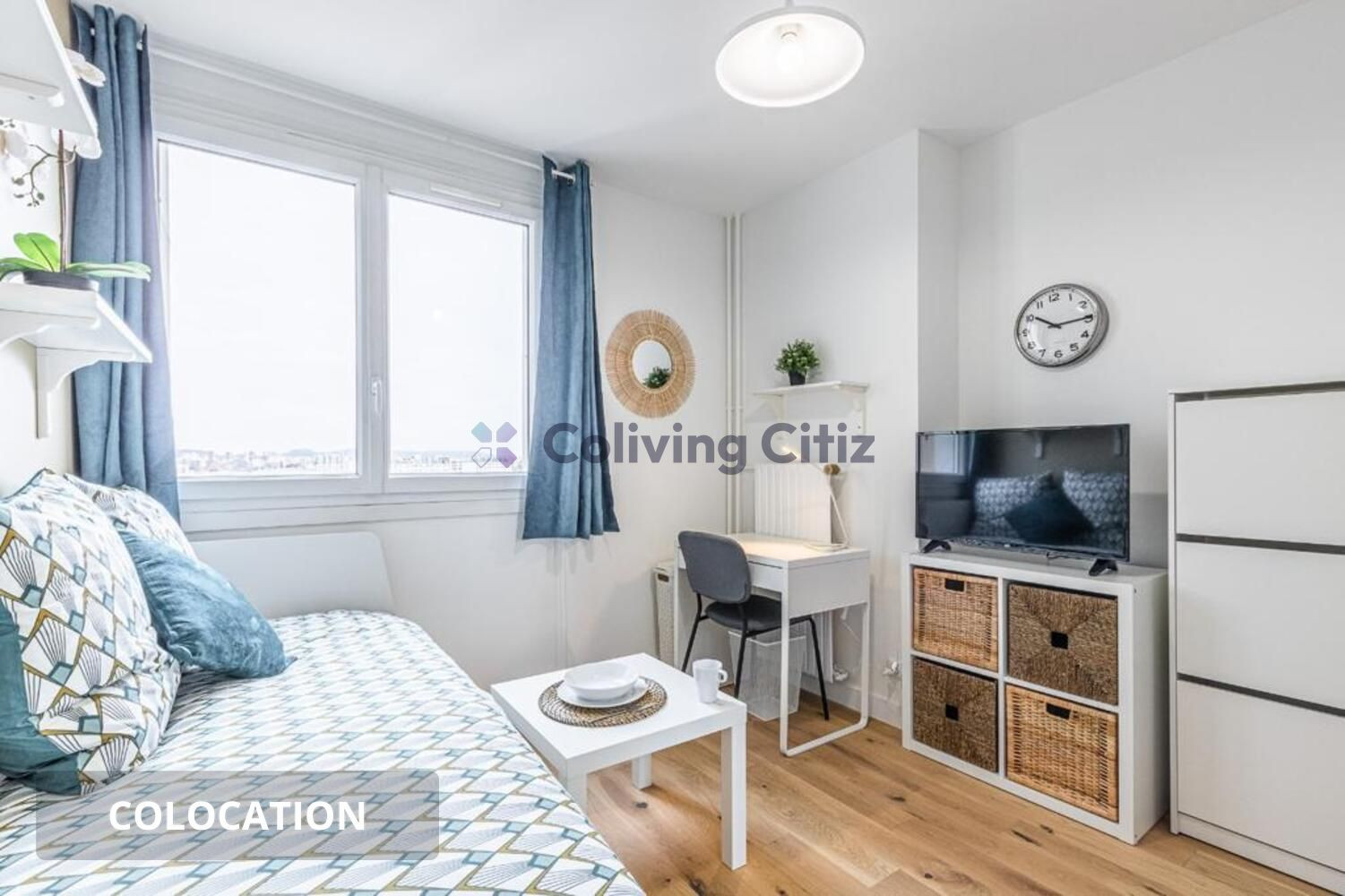 
                                                Colocation
                                                 1 chambre disponible en colocation