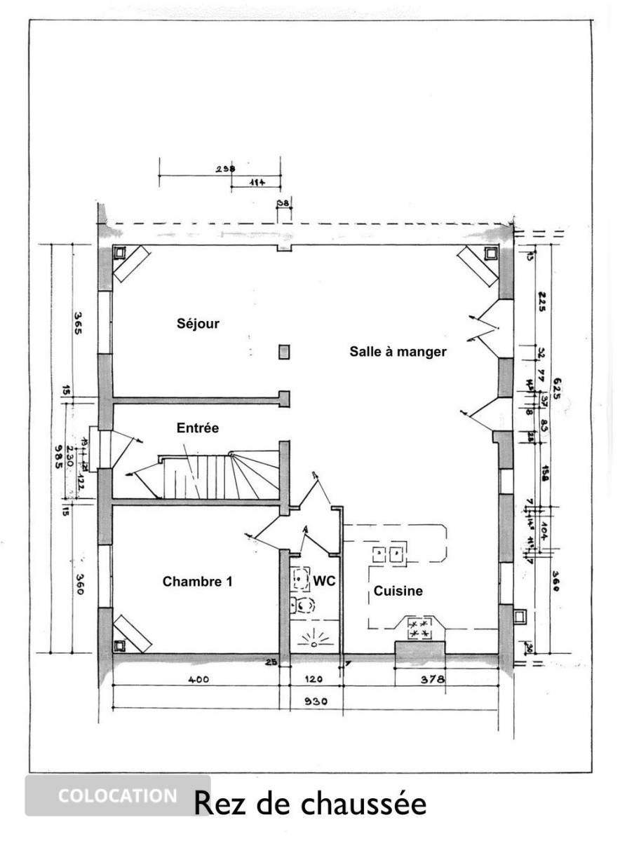 
                                                Colocation
                                                 1 chambre disponible en colocation