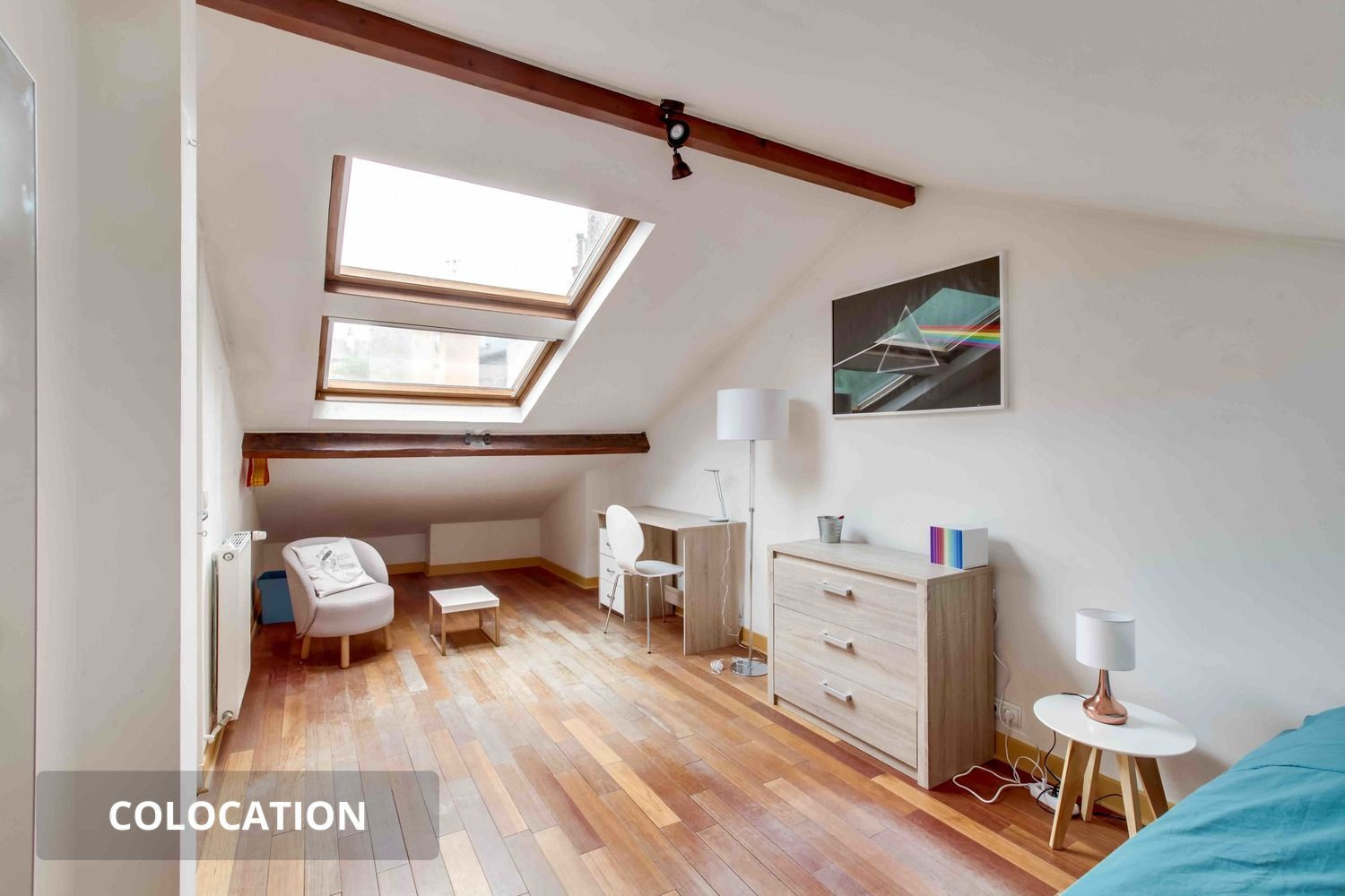 
                                                Colocation
                                                 1 chambre disponible en colocation