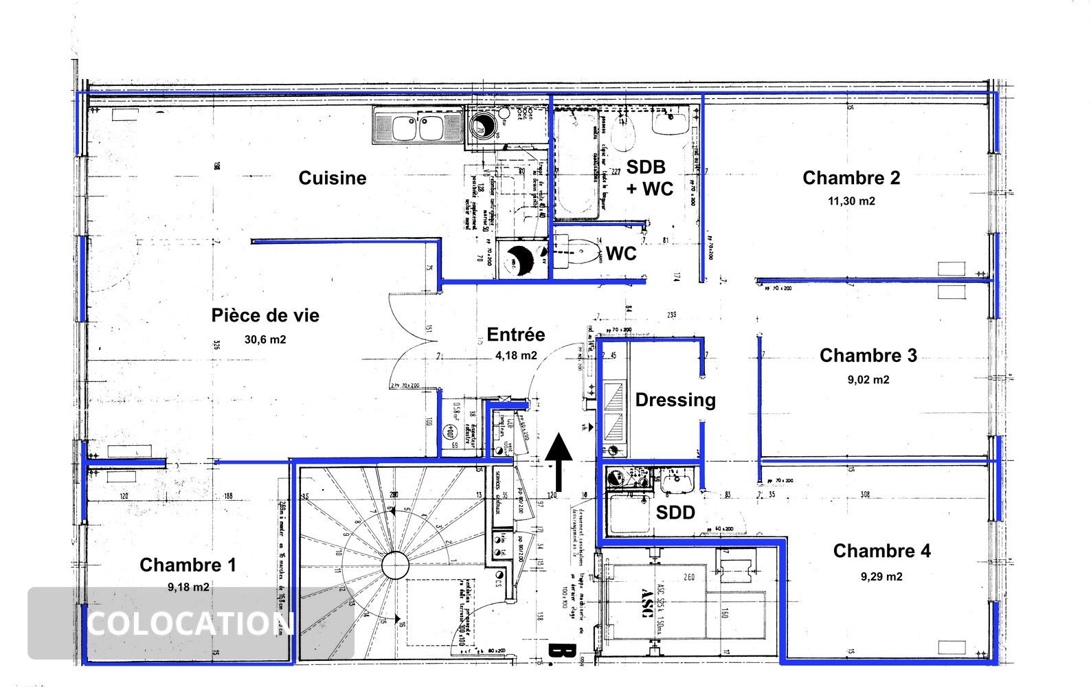 
                                                Colocation
                                                 1 chambre disponible en colocation