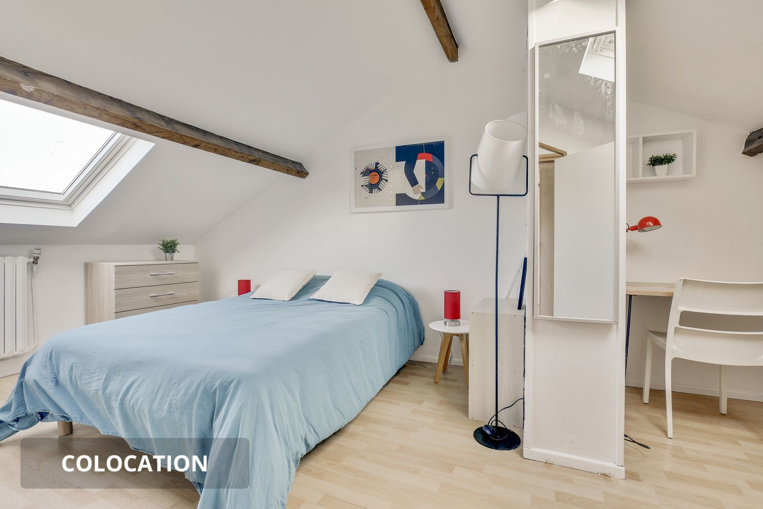 
                                                Colocation
                                                 1 chambre disponible en colocation