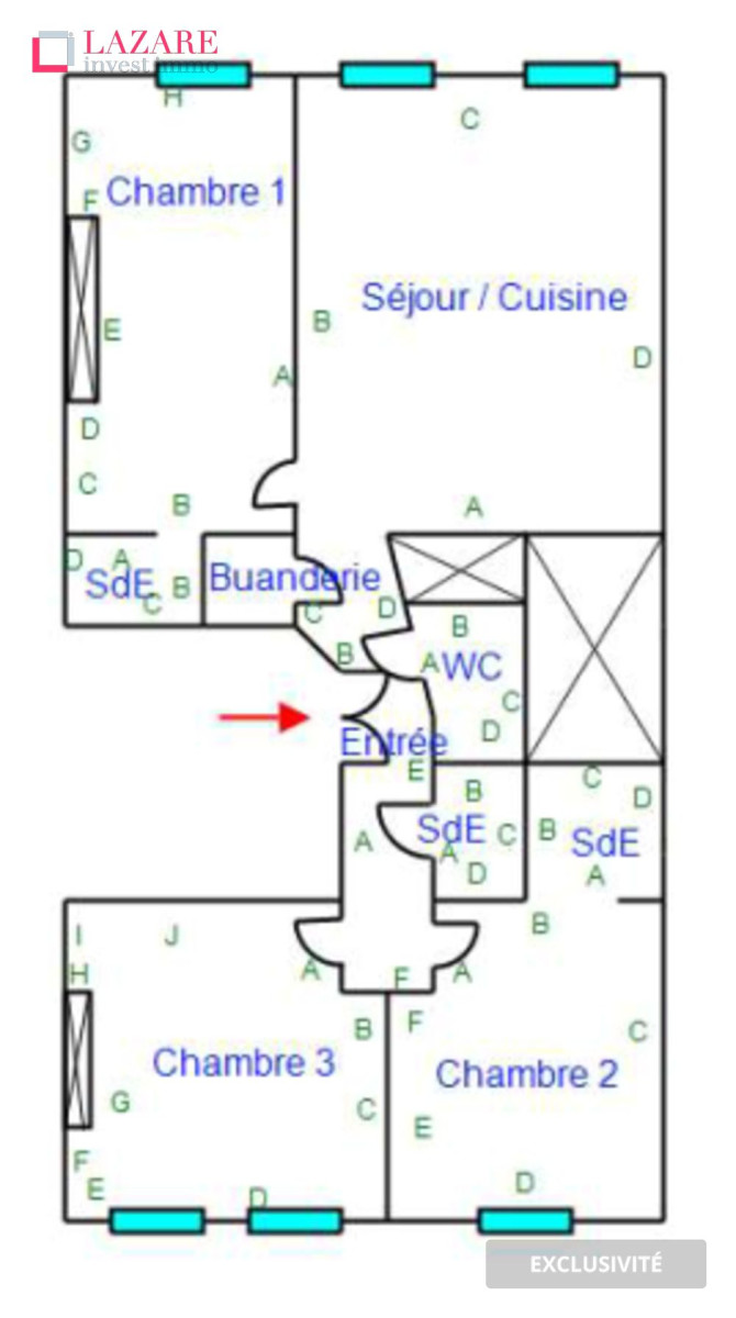 
                                                Colocation
                                                 1 CHAMBRE Meublée A LOUER EN COLOCATION
