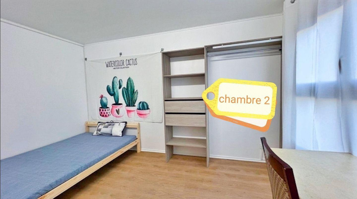 
                                                Location
                                                 2 Chambres confortables dispos dans coloc 100m²