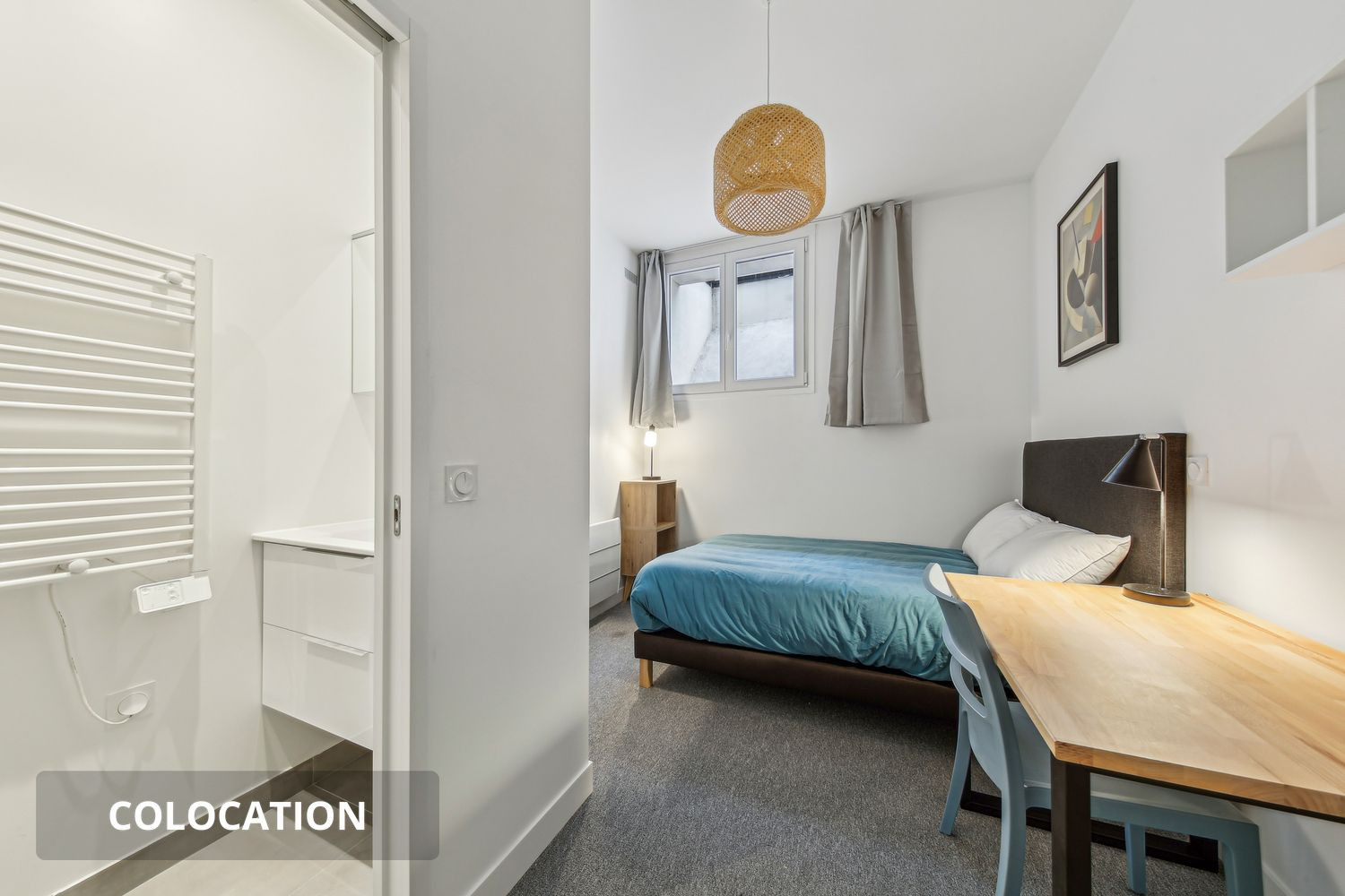 
                                                Colocation
                                                 2 chambres disponibles en colocation