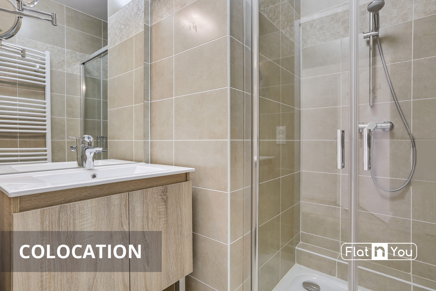 
                                                Colocation
                                                 2 chambres disponibles en colocation