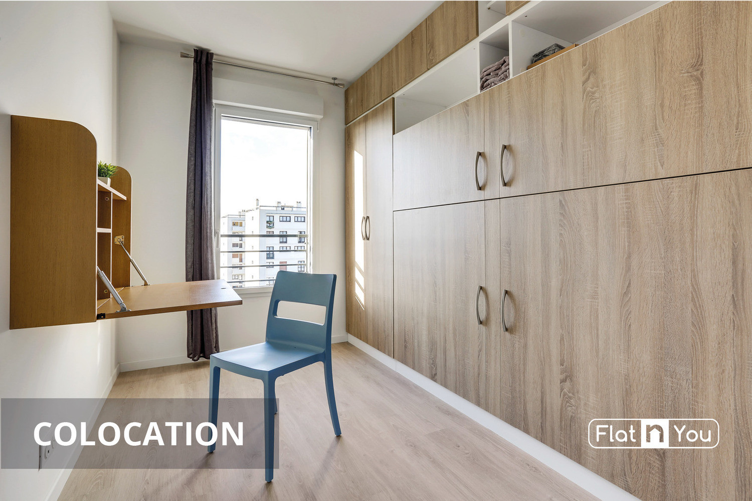 
                                                Colocation
                                                 2 chambres disponibles en colocation