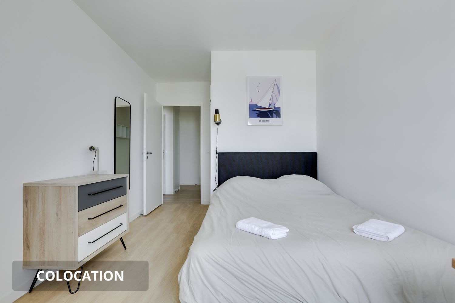 
                                                Colocation
                                                 2 chambres disponibles en colocation