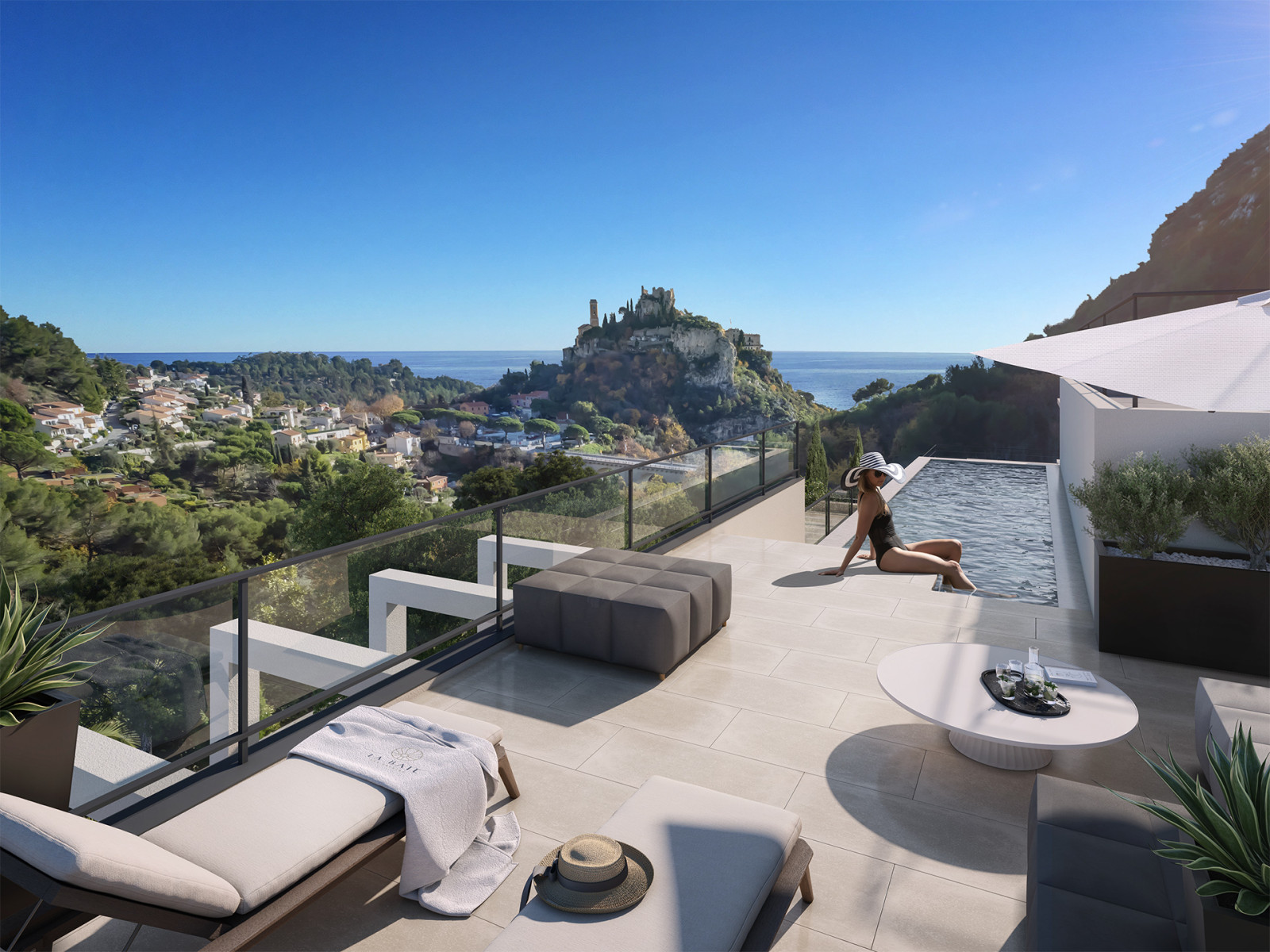 
                                                Vente
                                                 2 pieces dans Programme neuf Eze cote azur avec vue mer