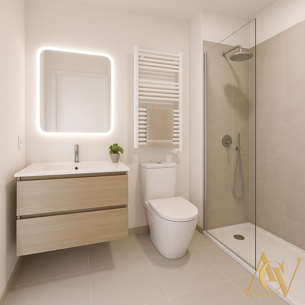 
                                                Vente
                                                 2 pièces de charme dans résidence avec piscine