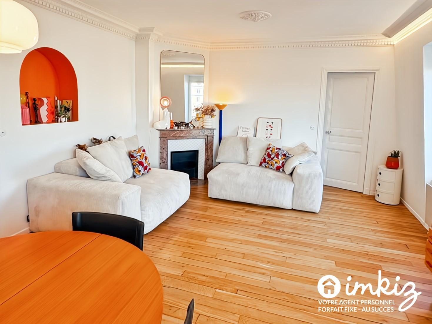 
                                                Vente
                                                 3 pièces 52m² rénové par architecte - Nation