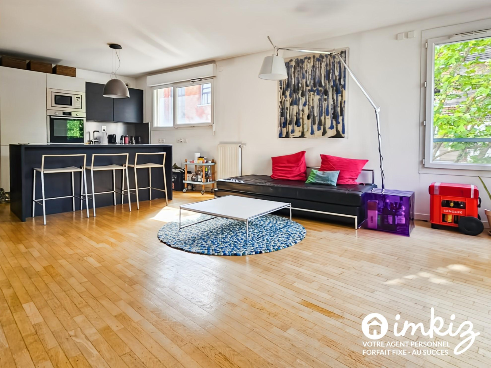 
                                                Vente
                                                 3 pièces avec  terrasse parking ascenseur 17e