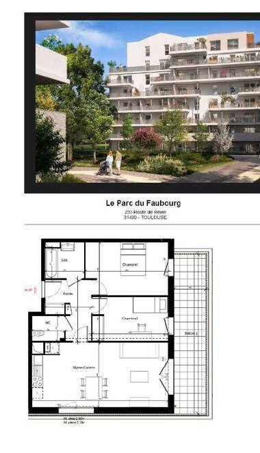 
                                                Location
                                                 3P 66m² neuf cuisine équipée et grande terrasse