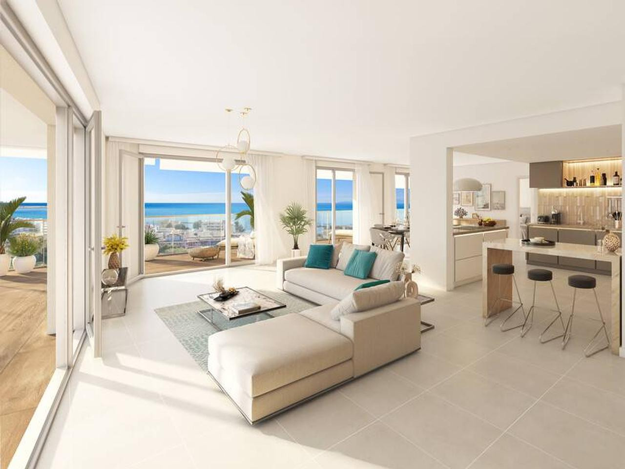 
                                                Vente
                                                 4 pièces Dernier Etage Neuf avec vue mer Saint Laurent du Var