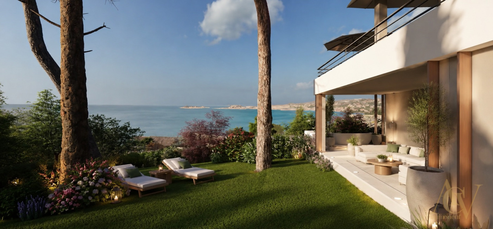 
                                                Vente
                                                 4 pièces haut de gamme avec jardin et vue mer - Sanary
