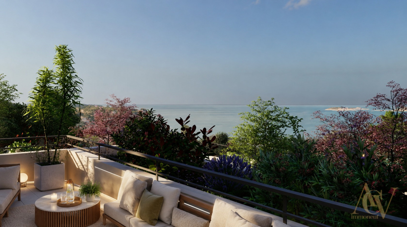 
                                                Vente
                                                 4 pièces haut de gamme avec jardin et vue mer - Sanary