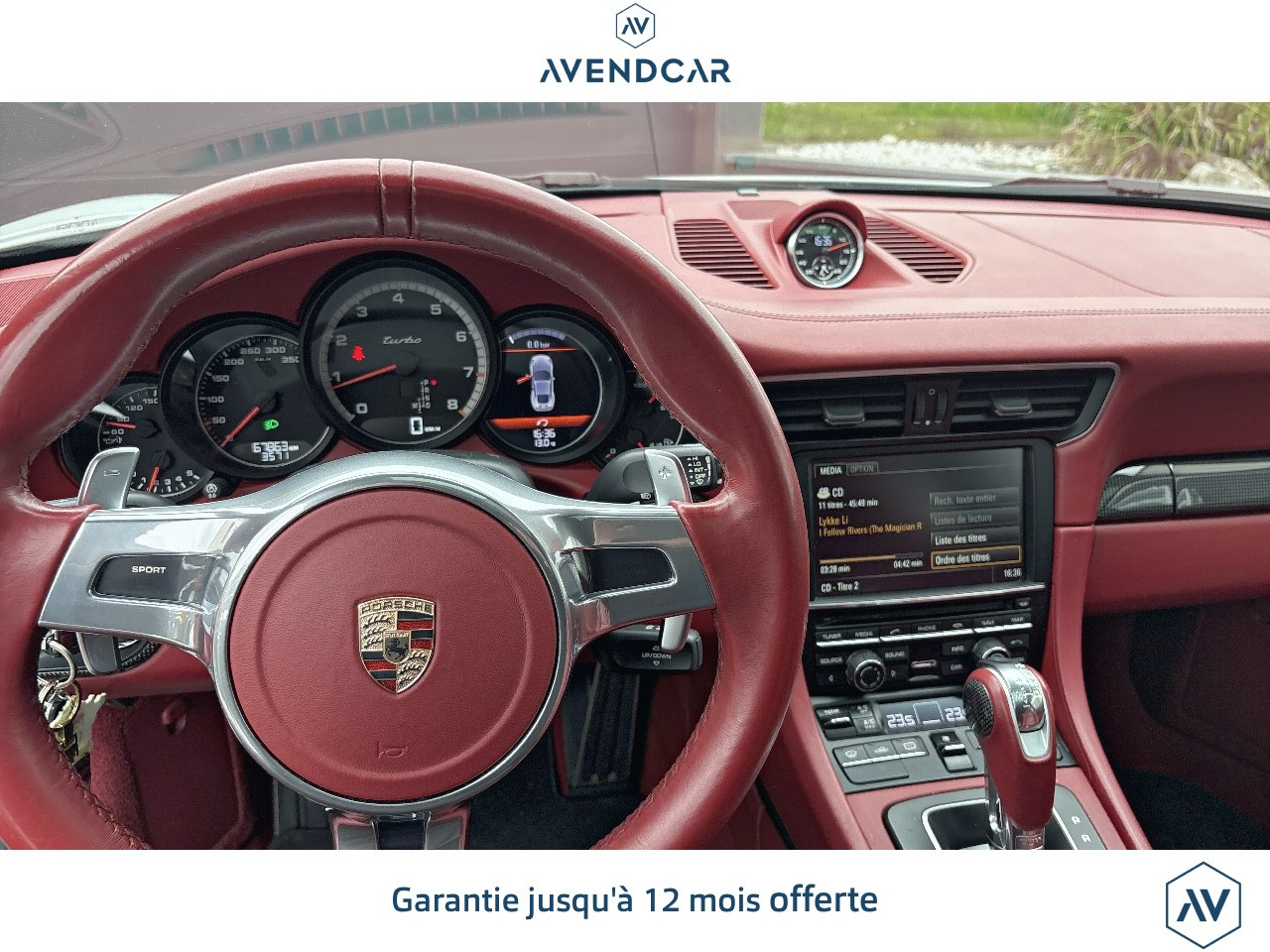 
                                                Voiture
                                                 911 COUPE 991 3.8 TURBO 520 BVA