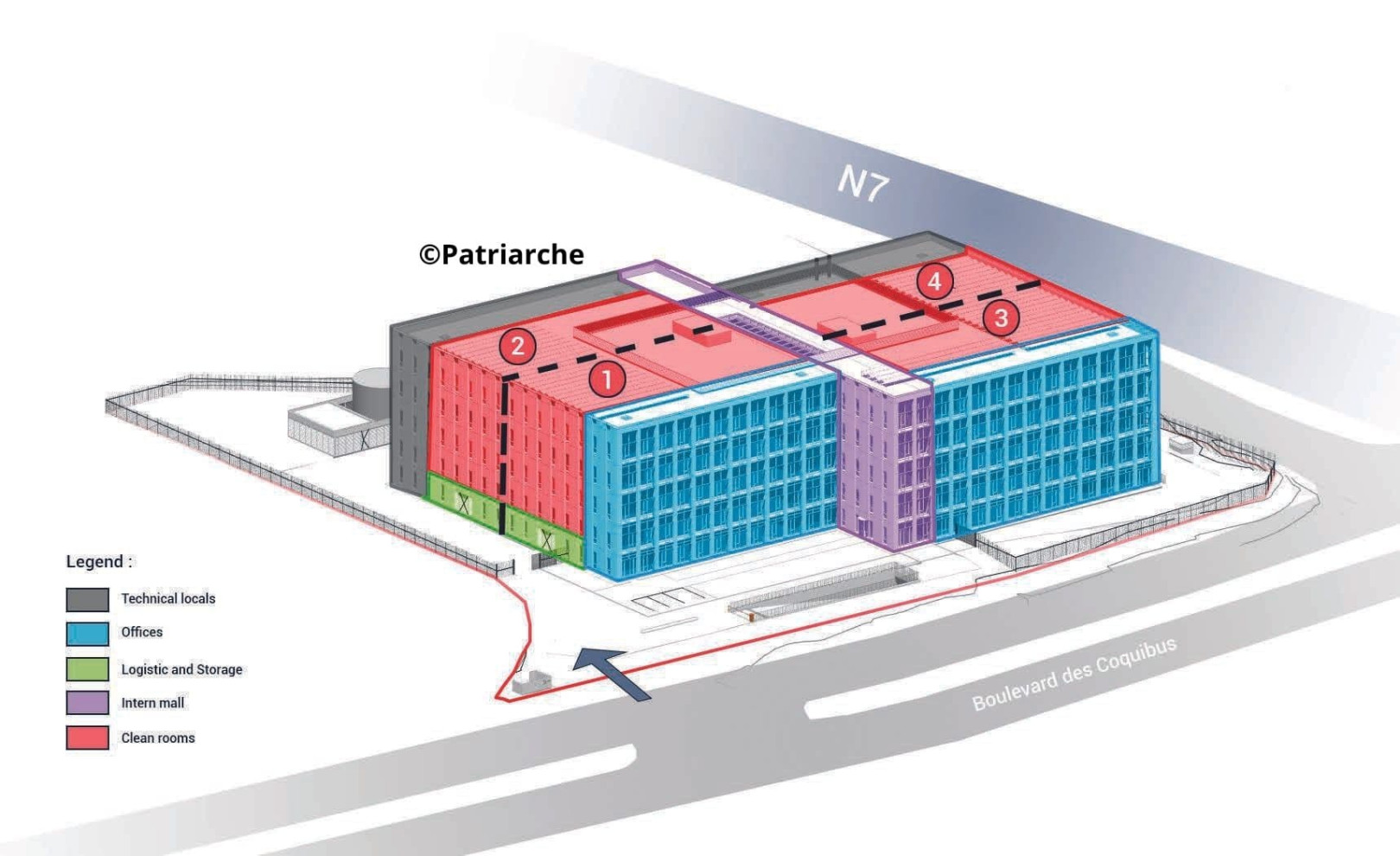 
                                                Location
                                                 À louer – 10 500 m² de Salles Blanches divisibles à partir de 2 700 m² à Évry-Courcouronnes – Essonne (91)