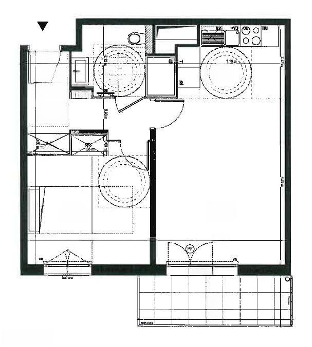 
                                                Location
                                                 À louer – 2 pièces neuf 49,3m2 balcon et parking