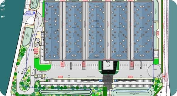 
                                                Location
                                                 À louer – Bâtiment logistique de 30 491 m² au sein du parc d'activités Reims Bioeconomy park – Marne (51)