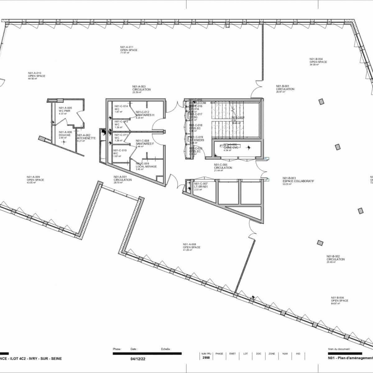
                                                Location
                                                 À louer - Bâtiment Yuri - 1 341 m² de bureaux divisibles à Ivry-sur-Seine