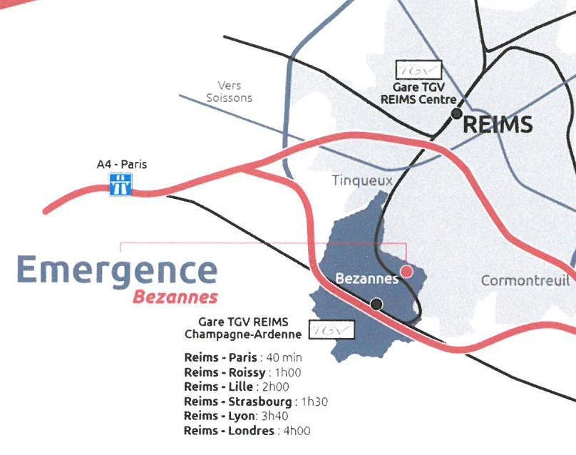 
                                                Location
                                                 À louer – Bureaux de 4 000 m² près de Reims à Bezannes – Marne (51)