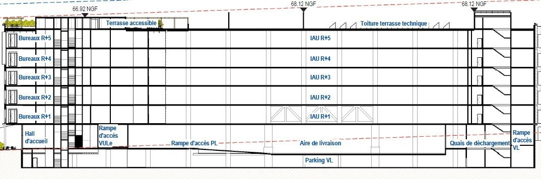 
                                                Location
                                                 À louer – Bureaux divisibles de 1 844 m² à Argenteuil – Val-d'Oise (95)