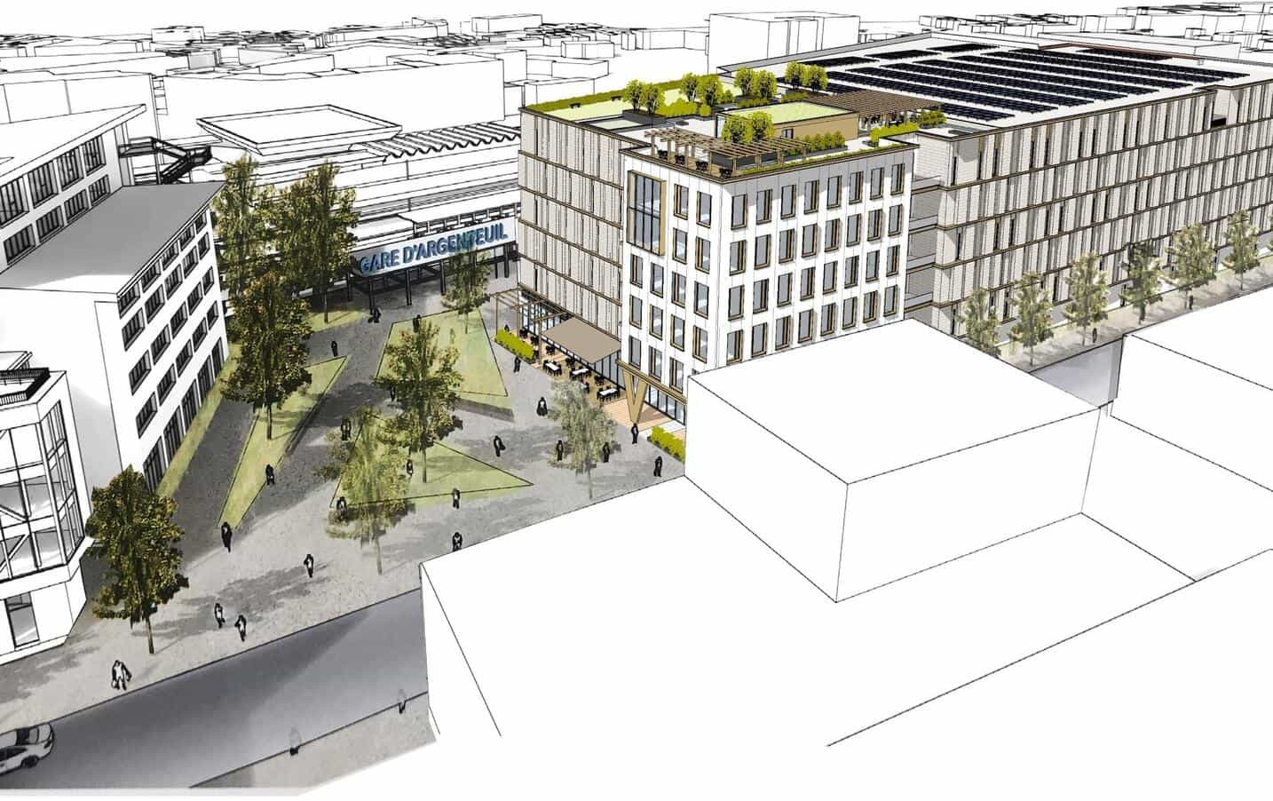 
                                                Location
                                                 À louer – Bureaux divisibles de 1 844 m² à Argenteuil – Val-d'Oise (95)