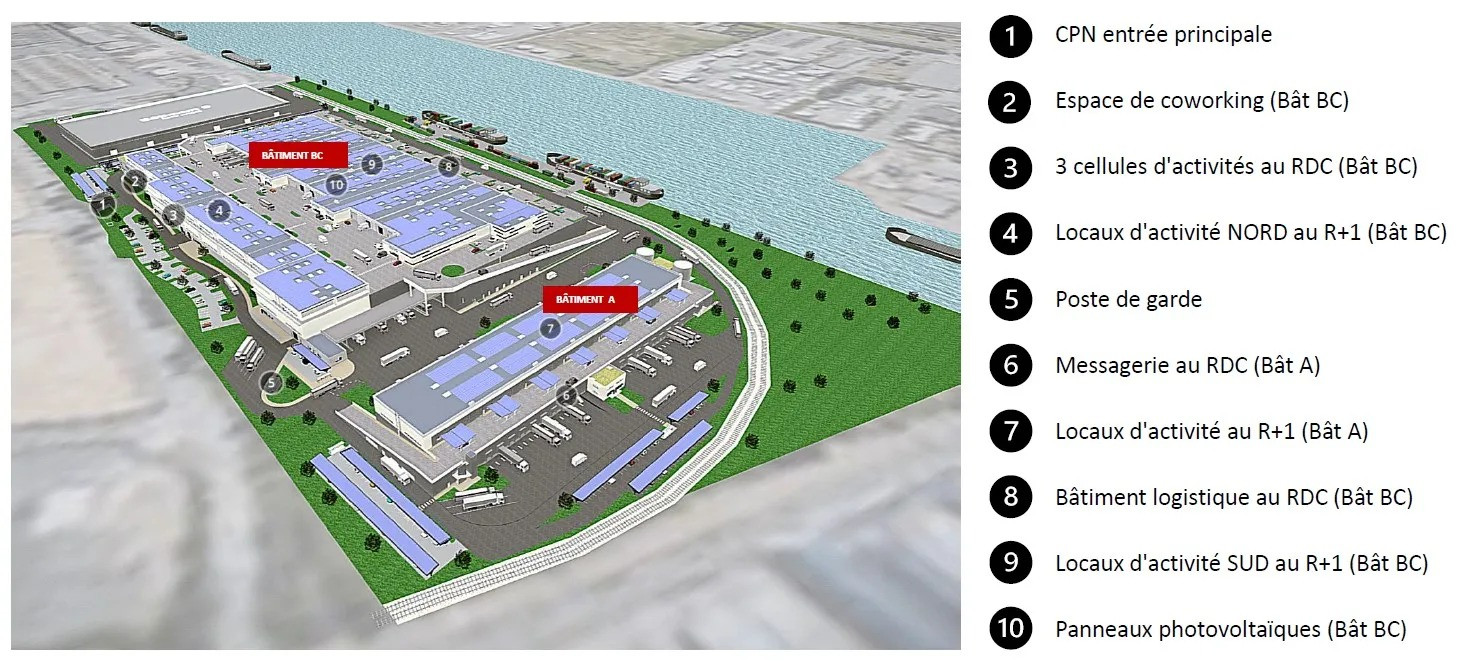 
                                                Location
                                                 À louer – Entrepôt Logistique et locaux d'activités dans un bâtiment de 97 524 m² au Havre – Seine-Maritime (76)