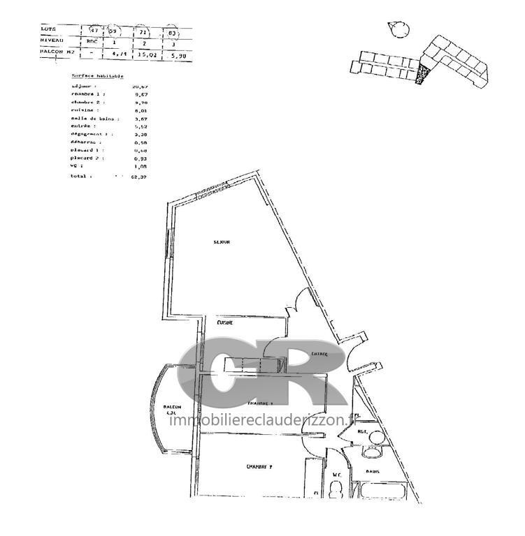 
                                                Location
                                                 a louer f3 avec parking - villers les nancy