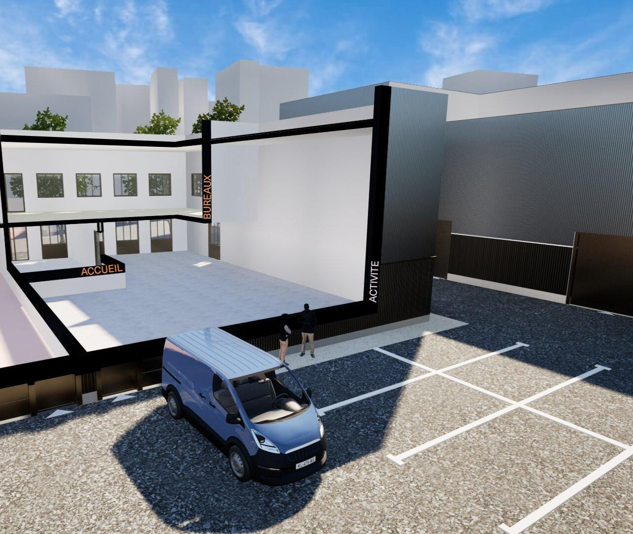 
                                                Location
                                                 À Louer – Locaux d'Activités de 311 à 712 m² à Argenteuil – Val-d'Oise (95)