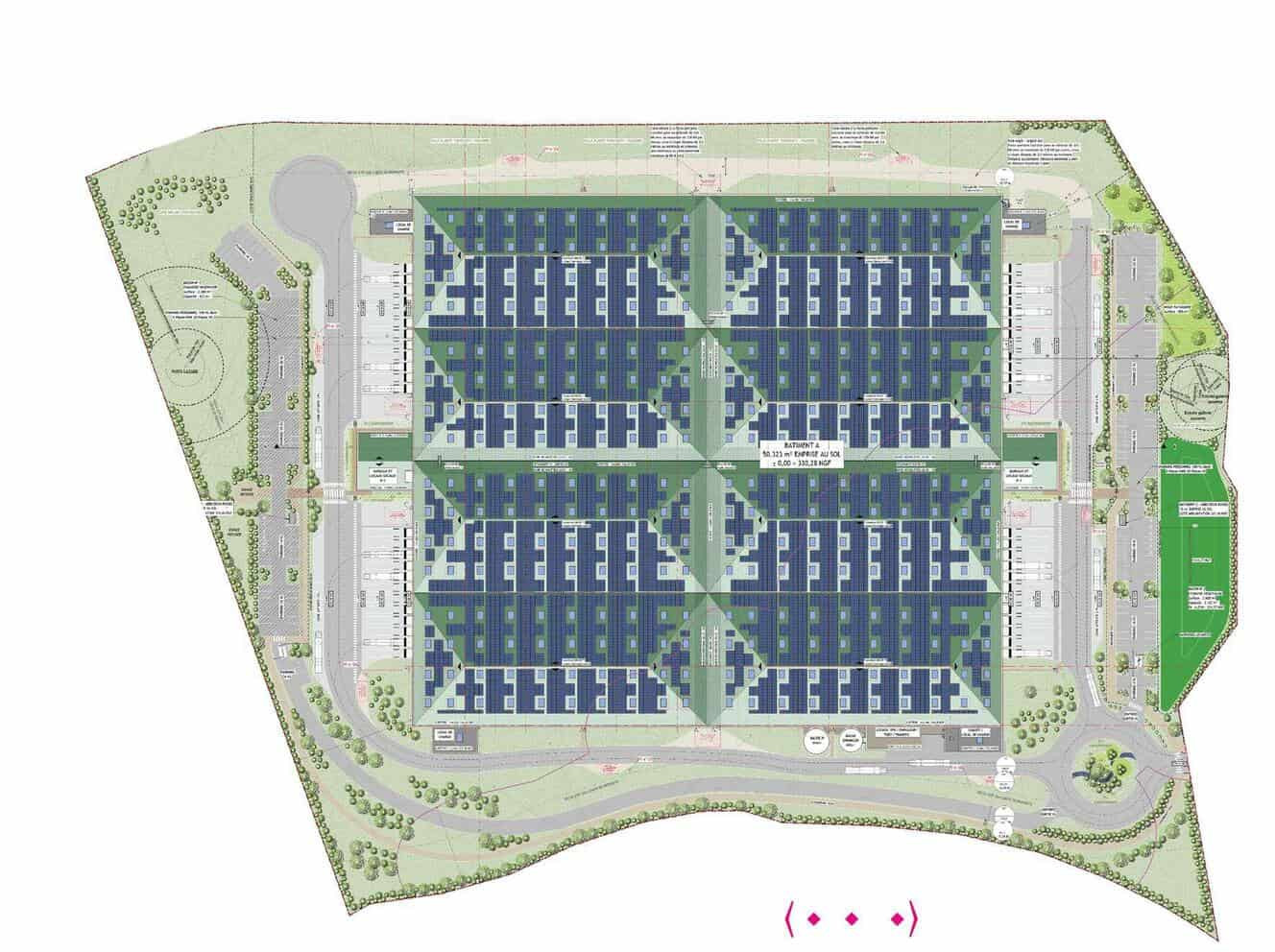 
                                                Location
                                                 À louer – Plateforme logistique composée de 4 cellules d'environ 12 000 m² à Montchanin – Saône-et-Loire (71)
