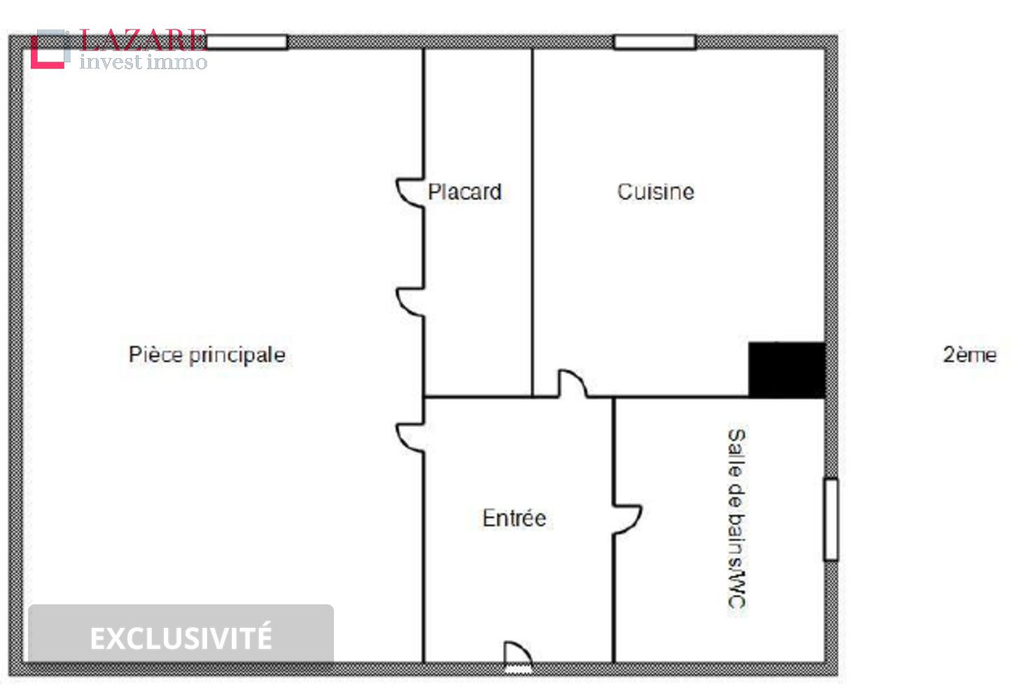 
                                                Location
                                                 A LOUER T1 bis meublé avec parking