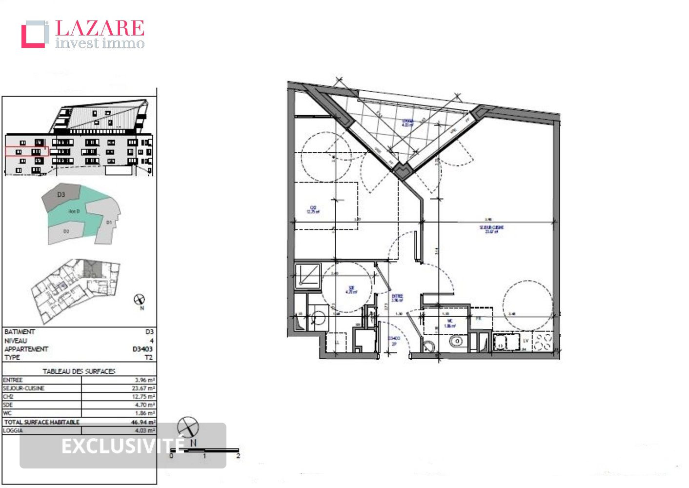
                                                Location
                                                 A LOUER T2 avec garage