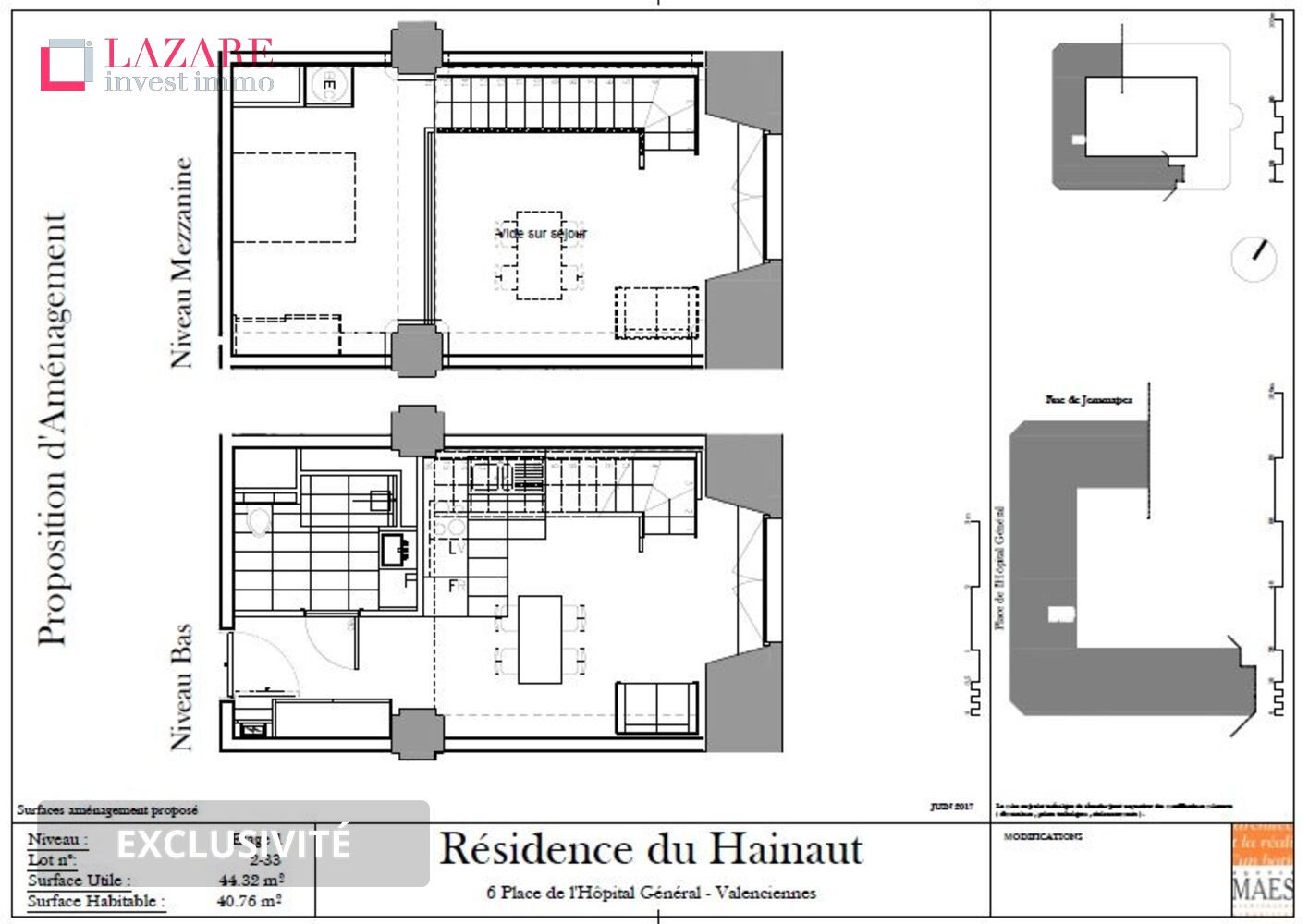 
                                                Location
                                                 A LOUER  T2 Duplex rénové