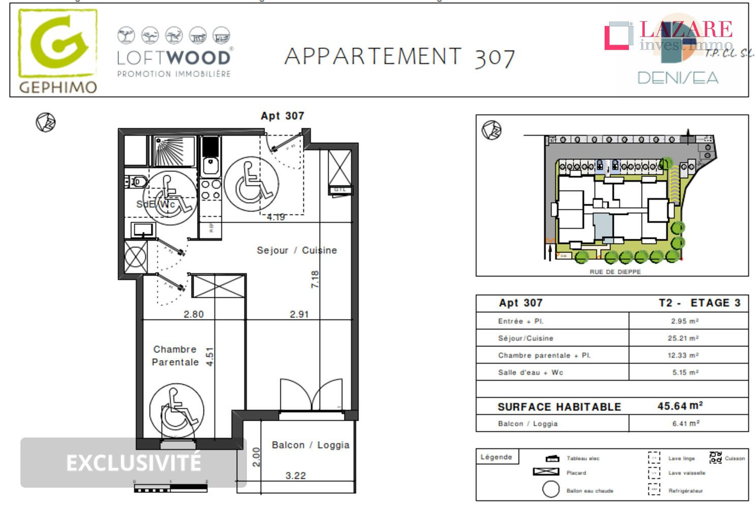 
                                                Location
                                                 A LOUER T2 neuf avec parking