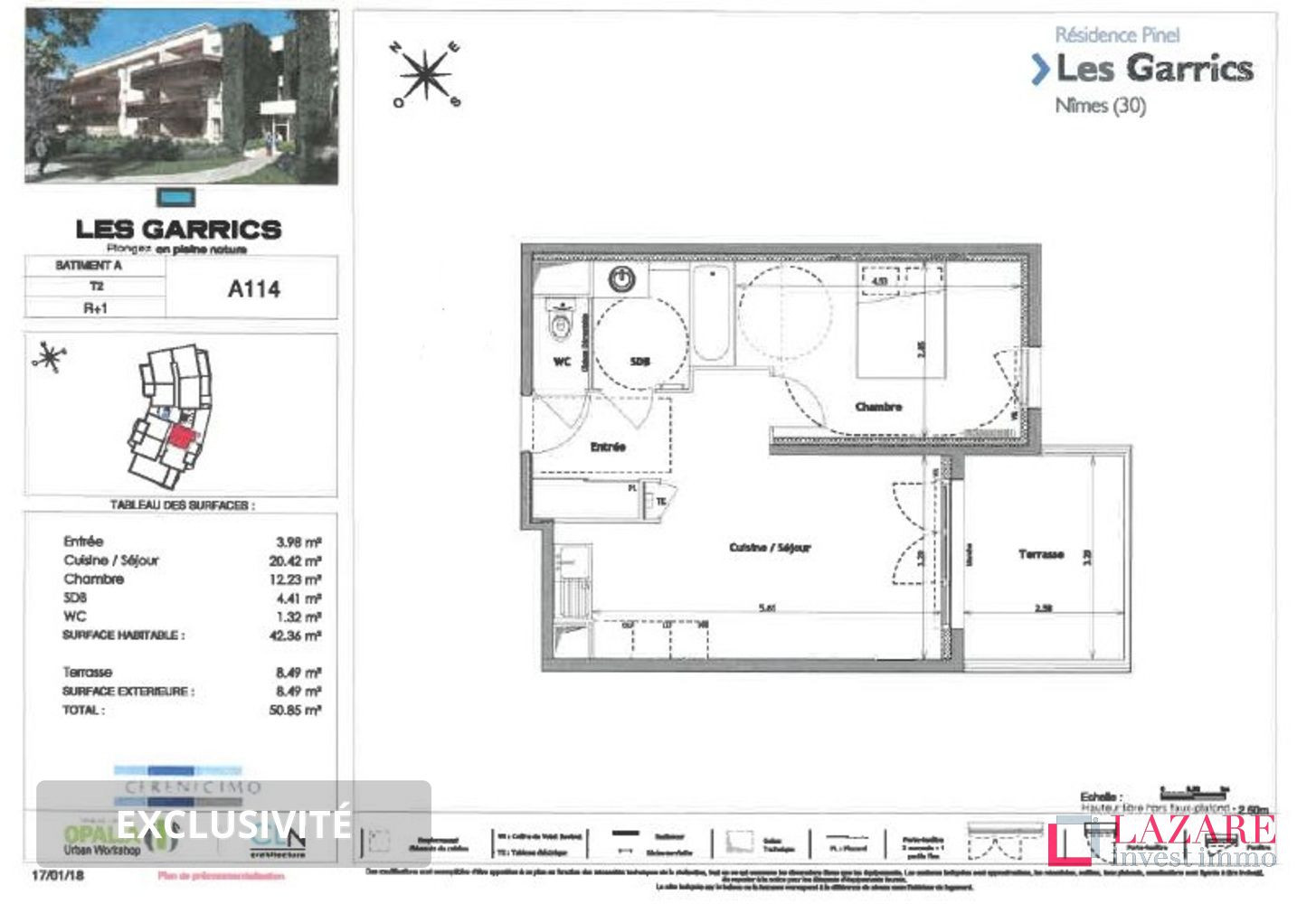 
                                                Location
                                                 A LOUER T2 RECENT AVEC PARKING