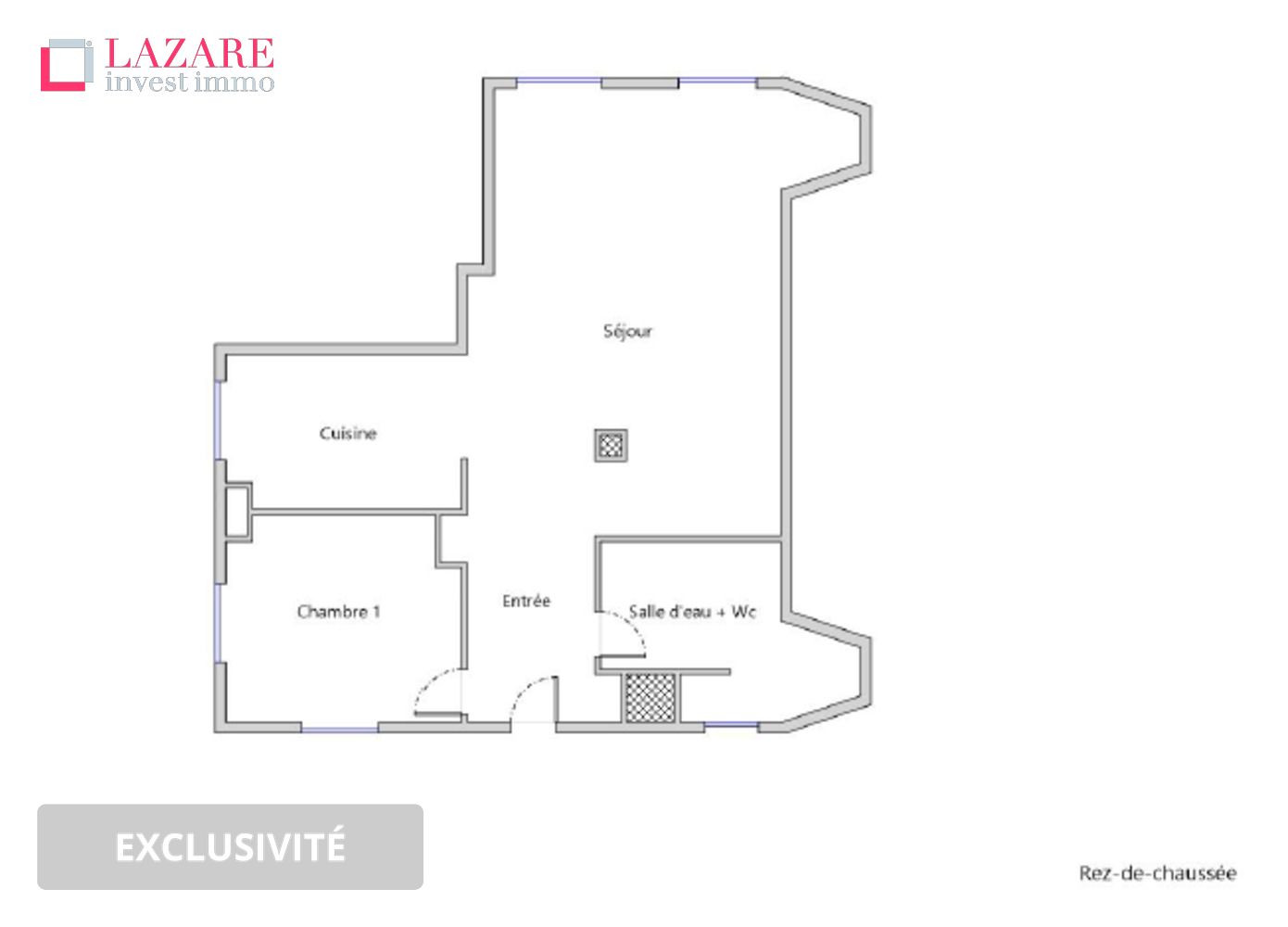 
                                                Location
                                                 A LOUER T3 duplex avec 2 parkings