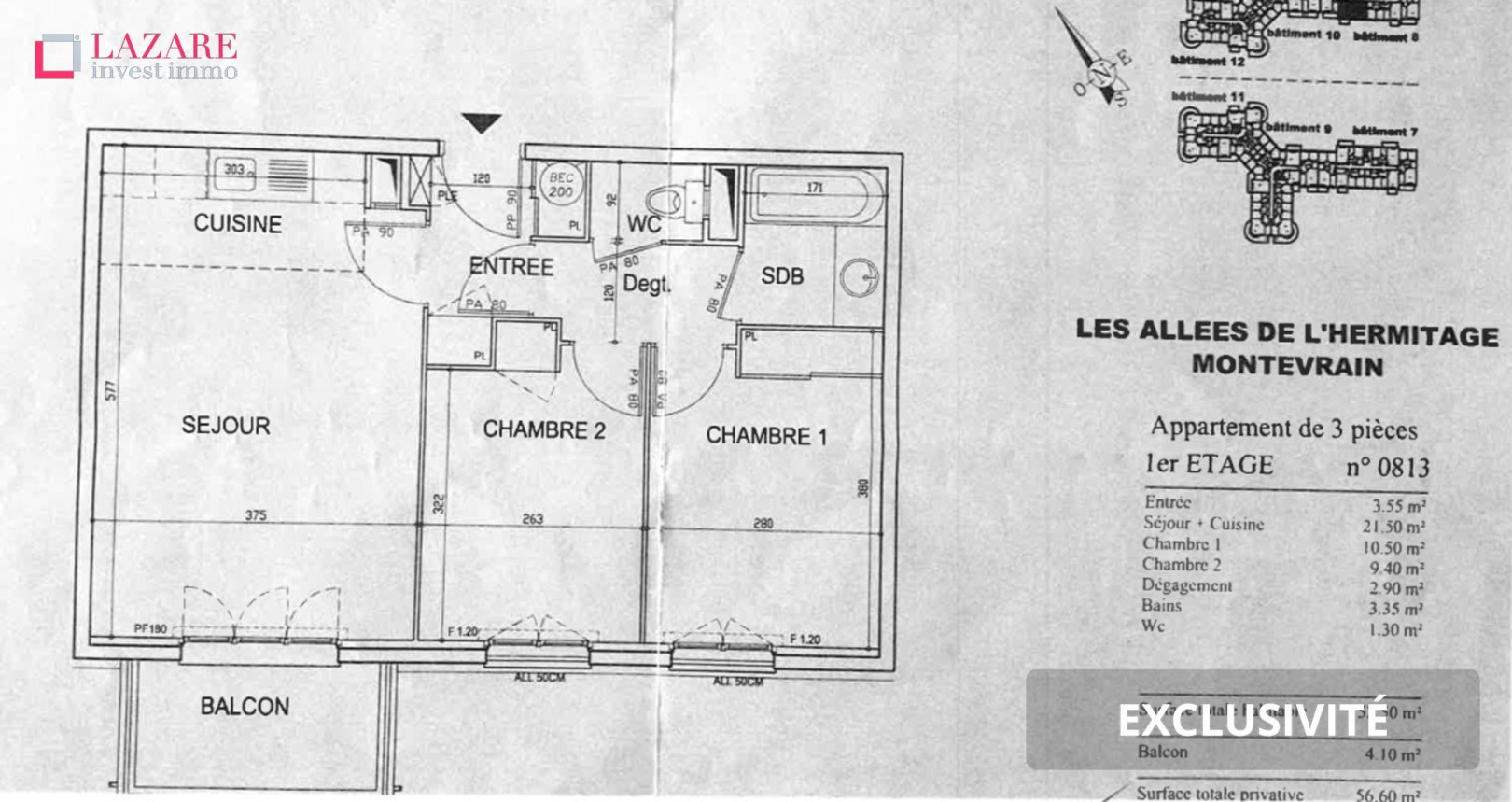 
                                                Location
                                                 A LOUER T3 meublé avec parking et cave