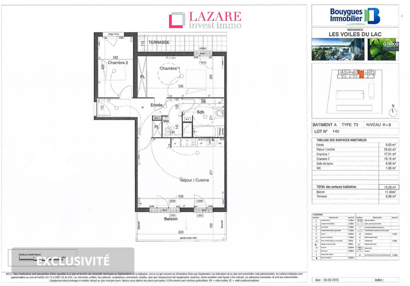 
                                                Location
                                                 A LOUER T3 Meublé récent avec parking