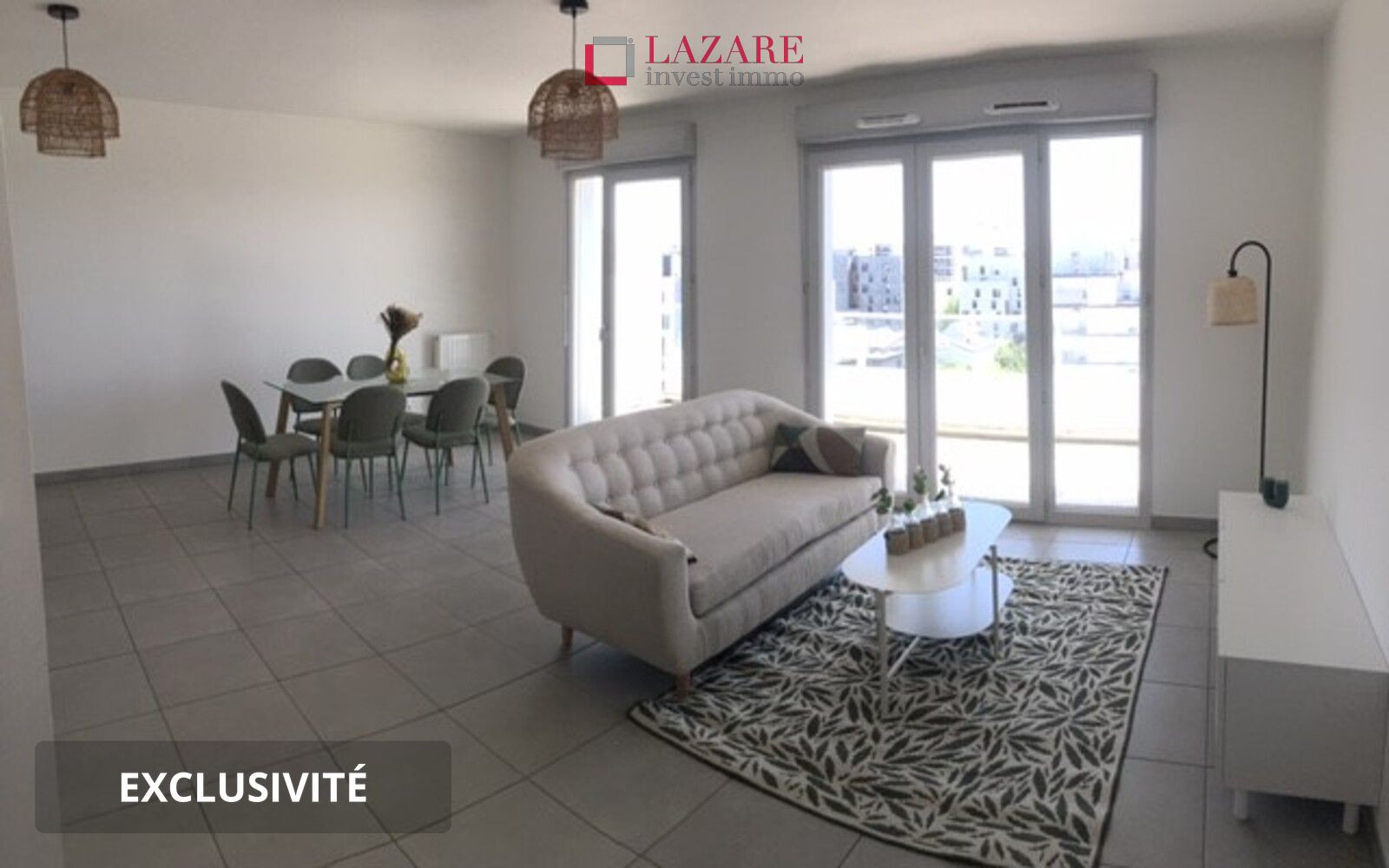 
                                                Location
                                                 A LOUER T3 Meublé récent avec parking